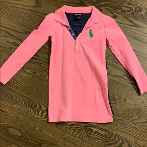 Long sleeve girls size 7 embroidered large pony